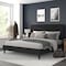 Flash Furniture Charcoal King Fabric Upholstered Platform Bed HG-3WPB21-K04-K-BK-GG - alternate 1